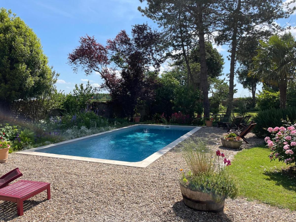 Fleurs De Vignes Piscine Bed & Breakfast Montagny-les-Beaune Luaran gambar
